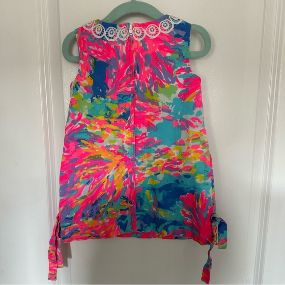 Lilly Pulitzer Girls Little Lilly Shift Dress (Size 2) - Picture 7 of 7